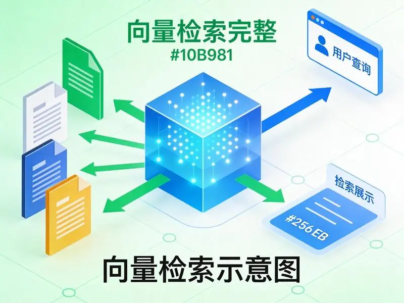 RAG技术架构流程图,文档切分向量化检索生成全流程