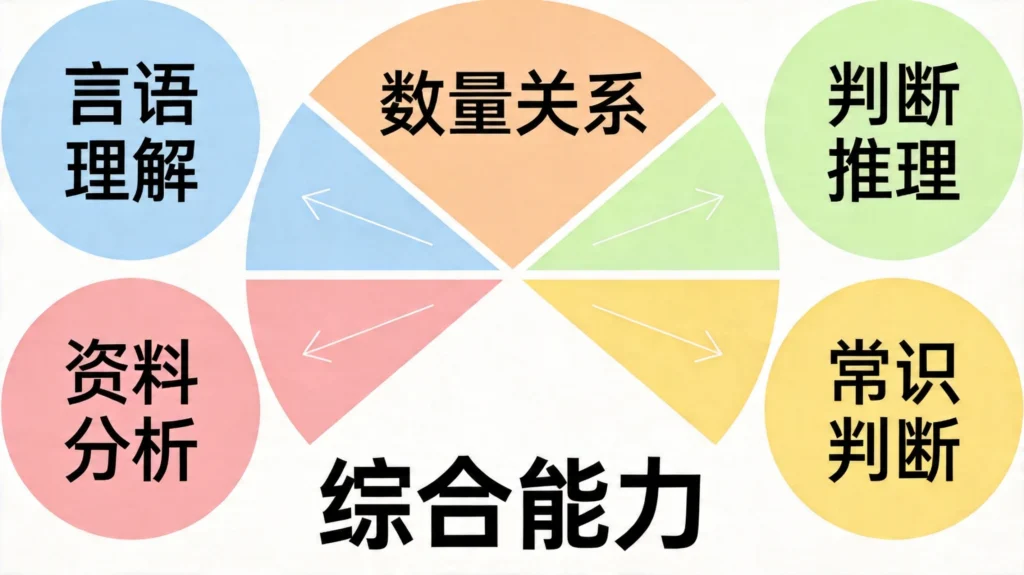 行测五大模块知识图谱