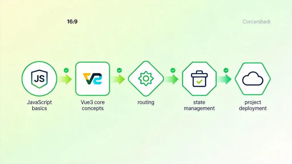 Vue.js前端开发学习路径图，从入门到实战的技能进阶