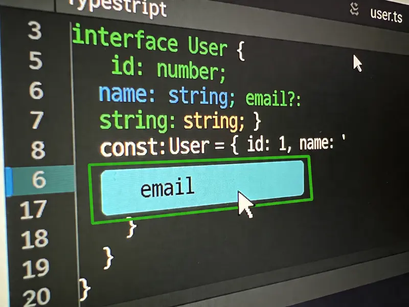 TypeScript类型系统配图 - 基础类型与接口实战示例