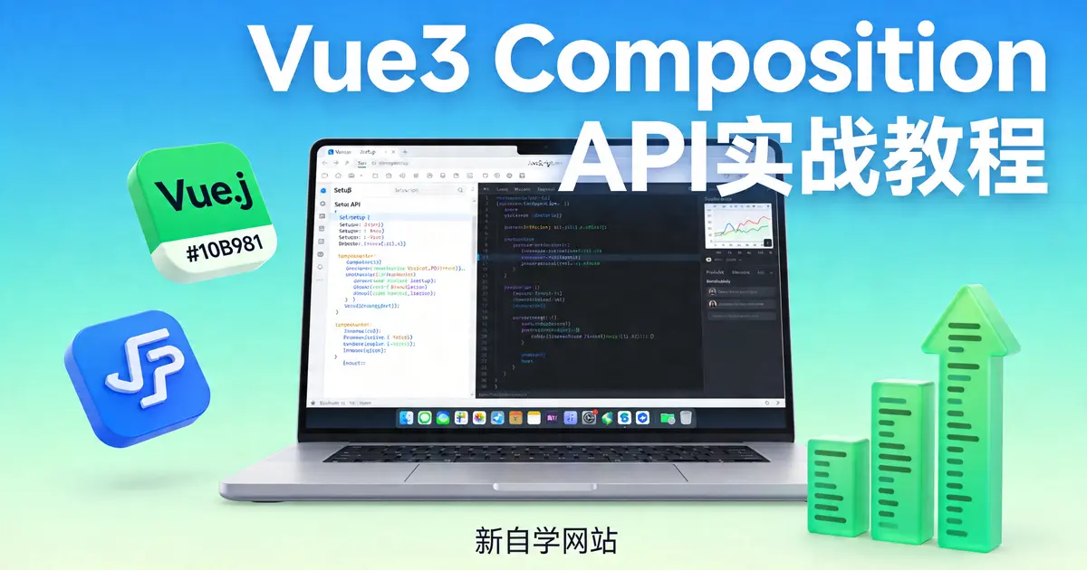 Vue3 Composition API实战教程:像搭积木一样构建组件