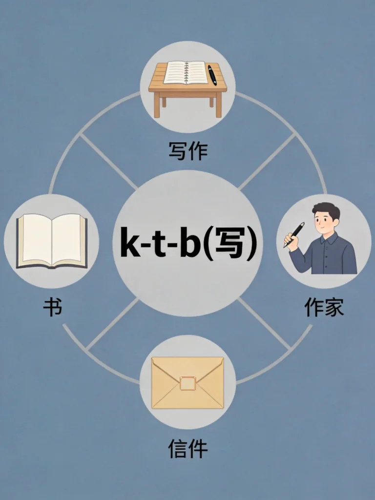 阿拉伯语三母词根派生词示意图